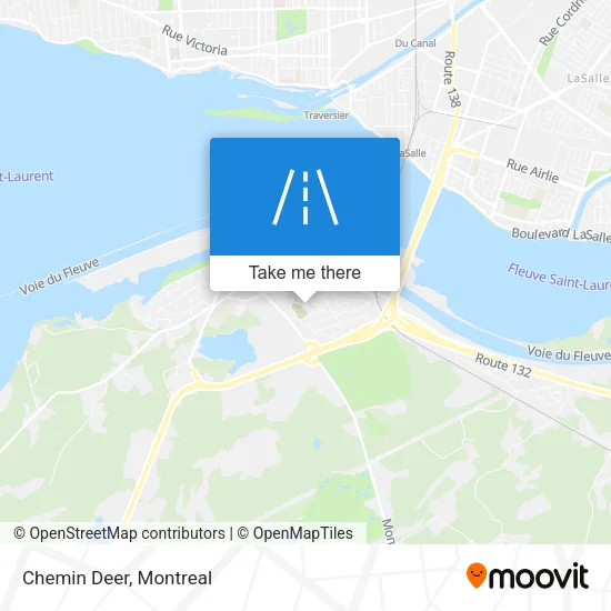 Chemin Deer map