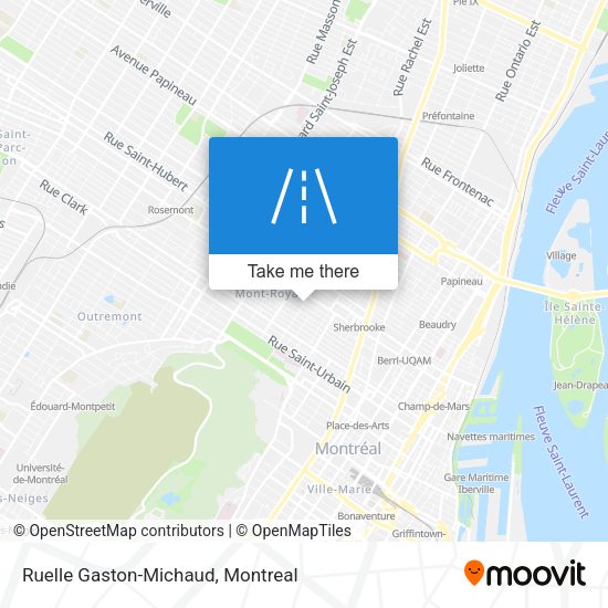 Ruelle Gaston-Michaud map