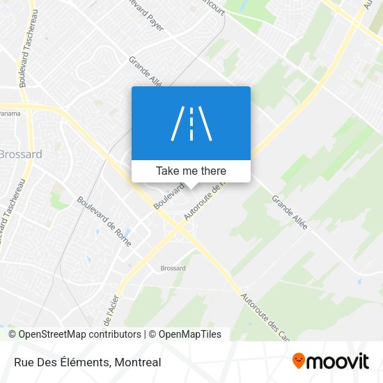 Rue Des Éléments map