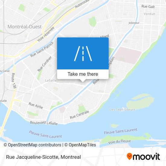 Rue Jacqueline-Sicotte map