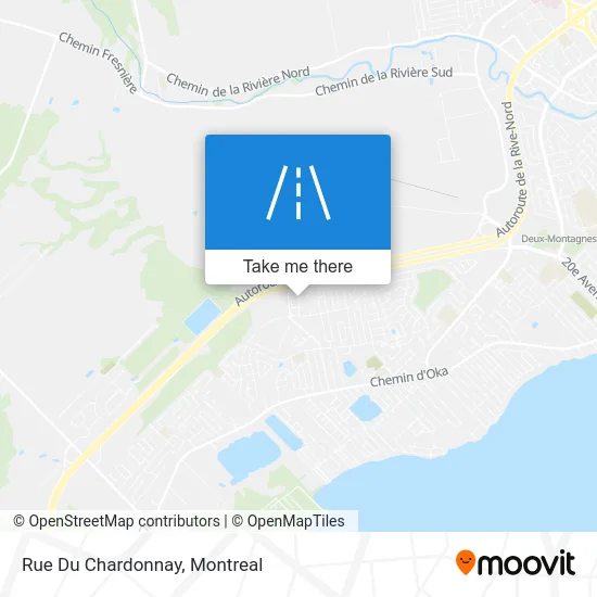 Rue Du Chardonnay map