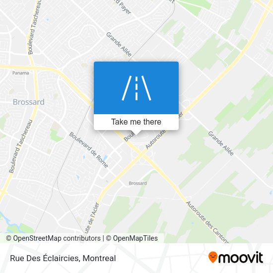 Rue Des Éclaircies map
