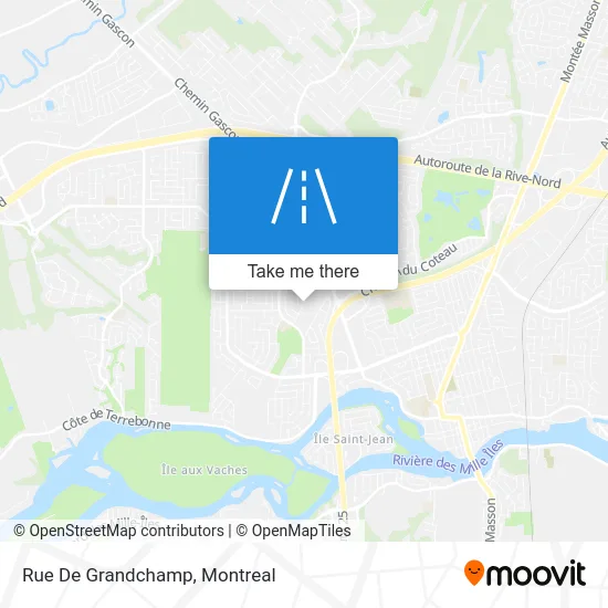 Rue De Grandchamp map