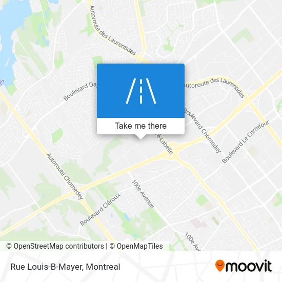 Rue Louis-B-Mayer map