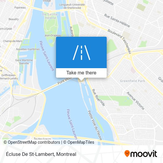 Écluse De St-Lambert map