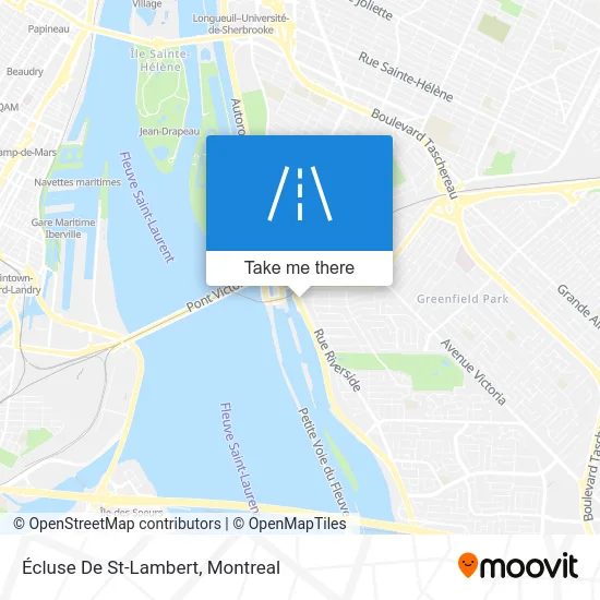 Écluse De St-Lambert map