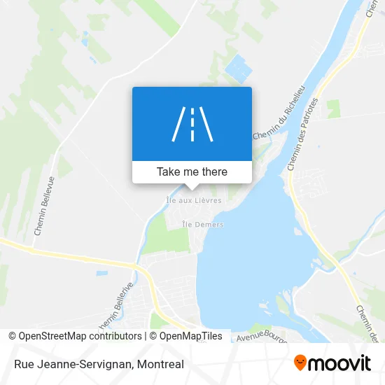 Rue Jeanne-Servignan map