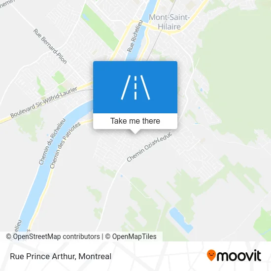 Rue Prince Arthur map