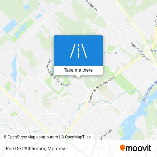 Rue De L'Alhambra map