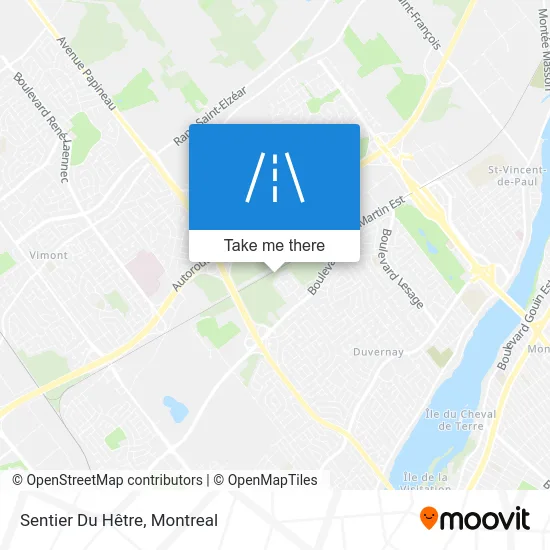 Sentier Du Hêtre map