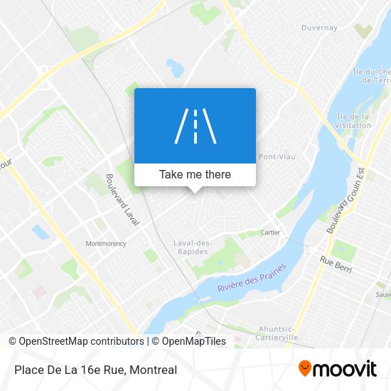 Place De La 16e Rue map