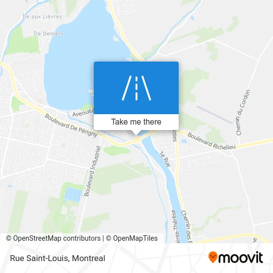Rue Saint-Louis map