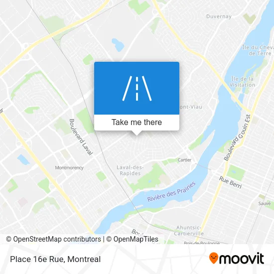 Place 16e Rue map