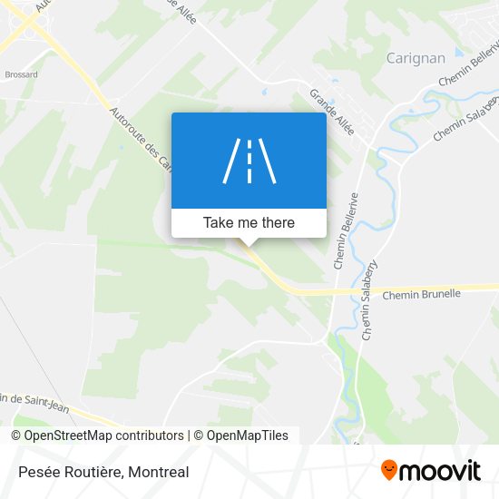 Pesée Routière map