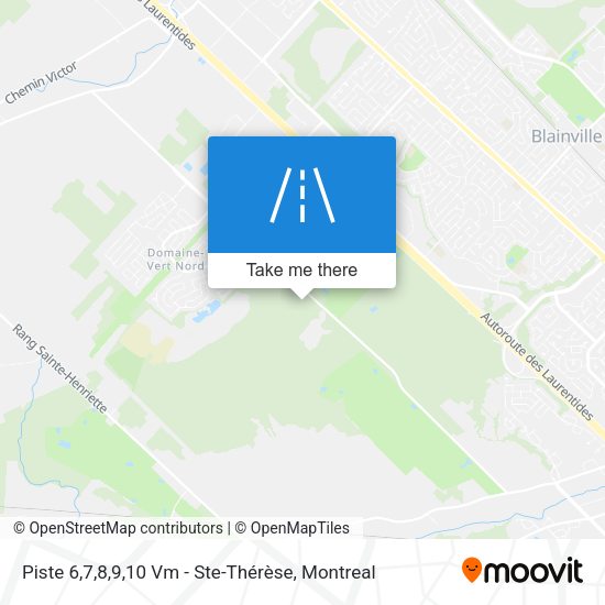 Piste 6,7,8,9,10 Vm - Ste-Thérèse map