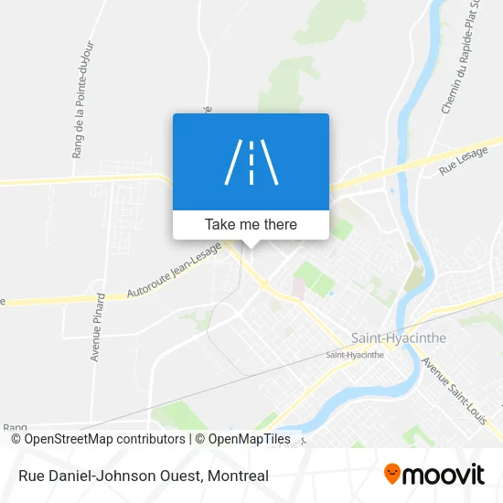 Rue Daniel-Johnson Ouest map