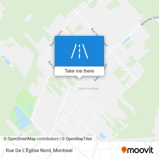 Rue De L'Église Nord map