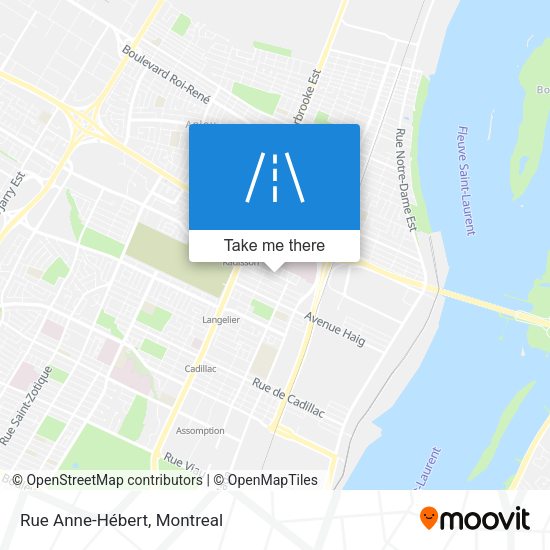 Rue Anne-Hébert map