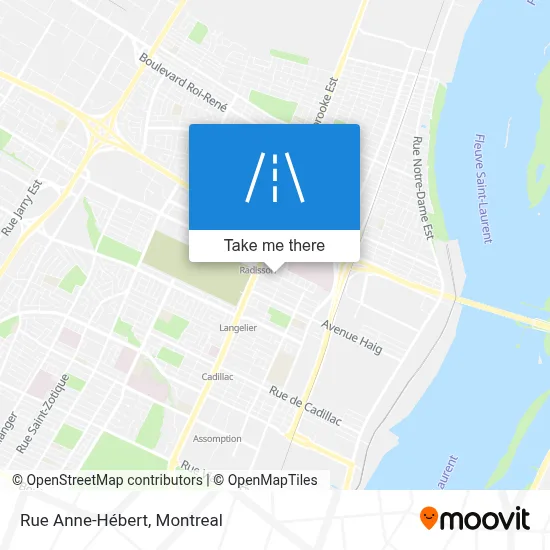 Rue Anne-Hébert map