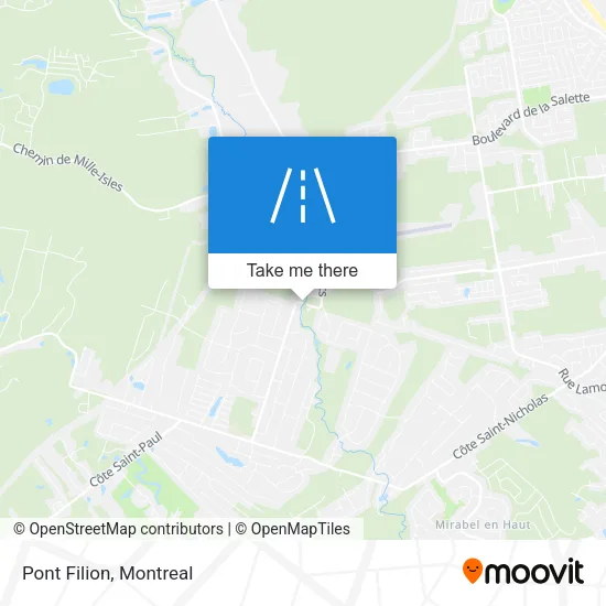 Pont Filion map