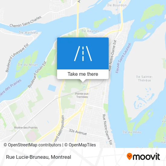 Rue Lucie-Bruneau map