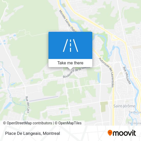 Place De Langeais map