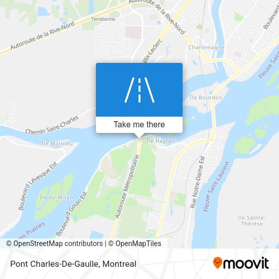 Pont Charles-De-Gaulle map