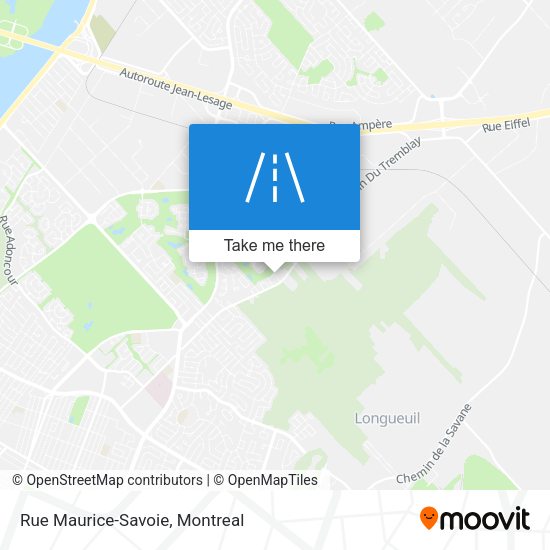Rue Maurice-Savoie map