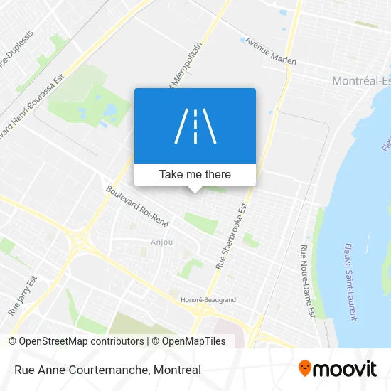 Rue Anne-Courtemanche map