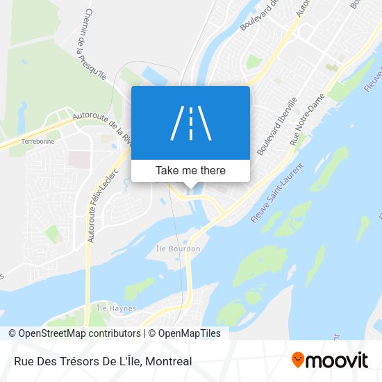 Rue Des Trésors De L'Île map