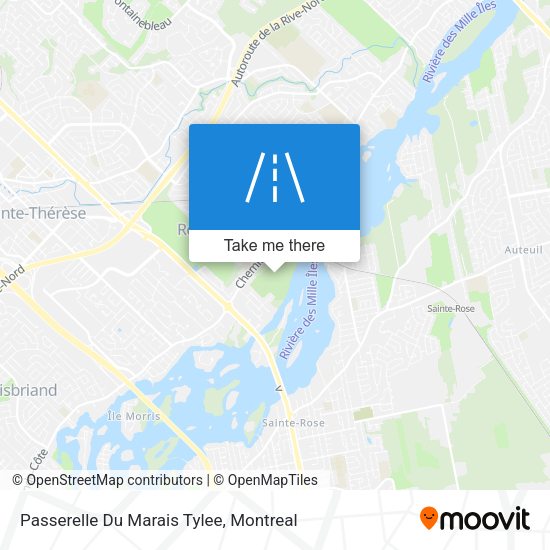 Passerelle Du Marais Tylee map