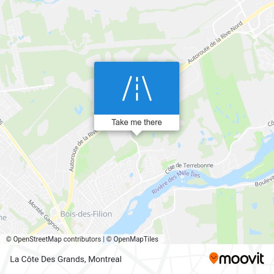 La Côte Des Grands map