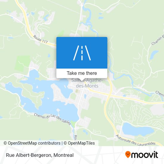 Rue Albert-Bergeron map