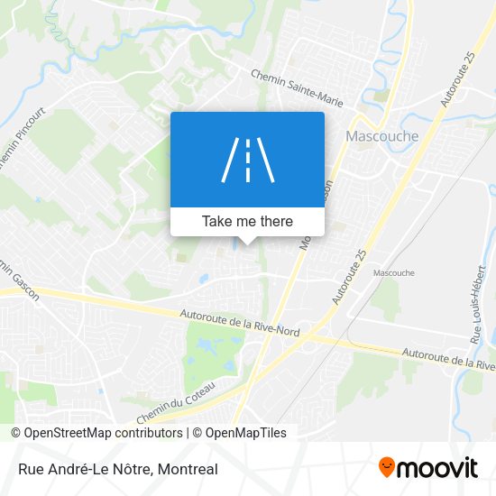 Rue André-Le Nôtre map