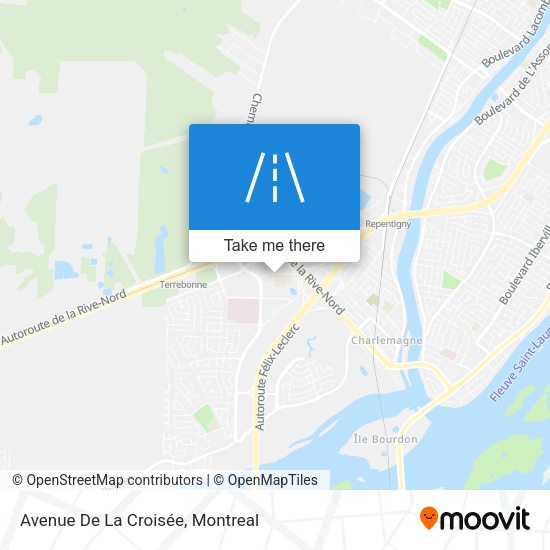 Avenue De La Croisée map