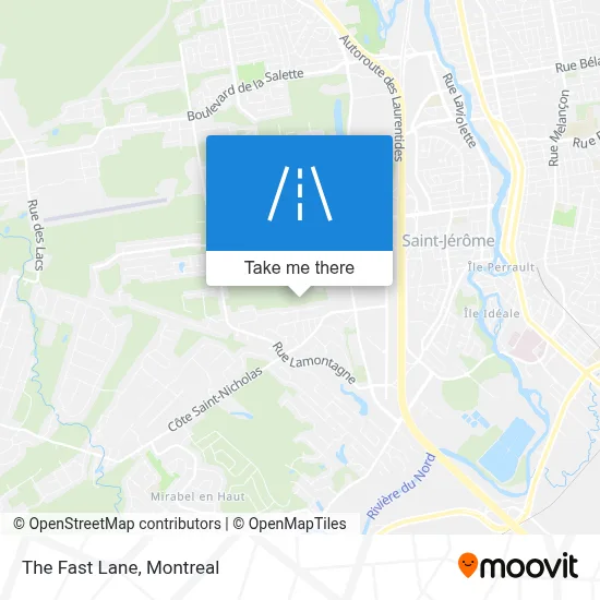The Fast Lane map