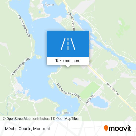 Mèche Courte map