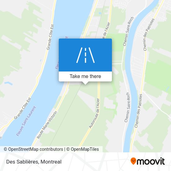 Des Sablières map