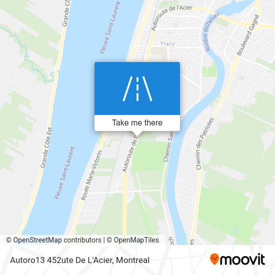 Autoro13 452ute De L'Acier map