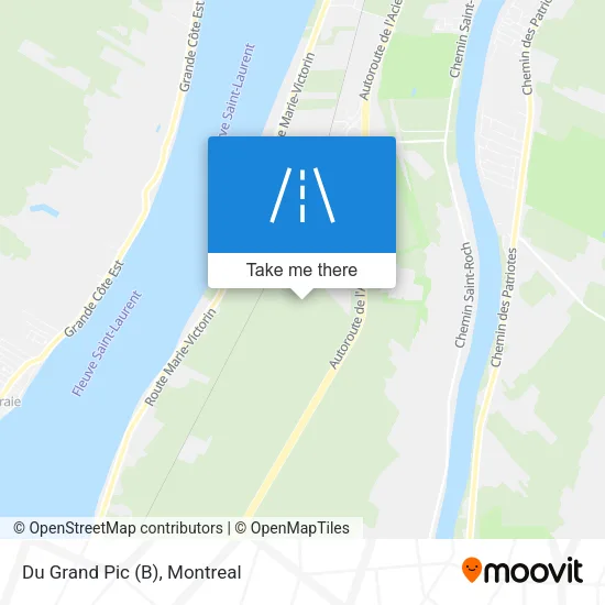 Du Grand Pic (B) map