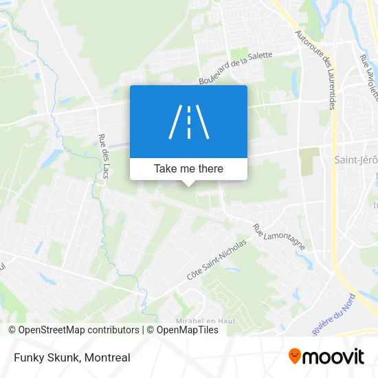 Funky Skunk map