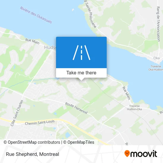 Rue Shepherd map