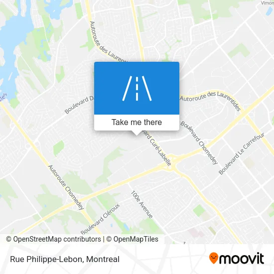 Rue Philippe-Lebon map
