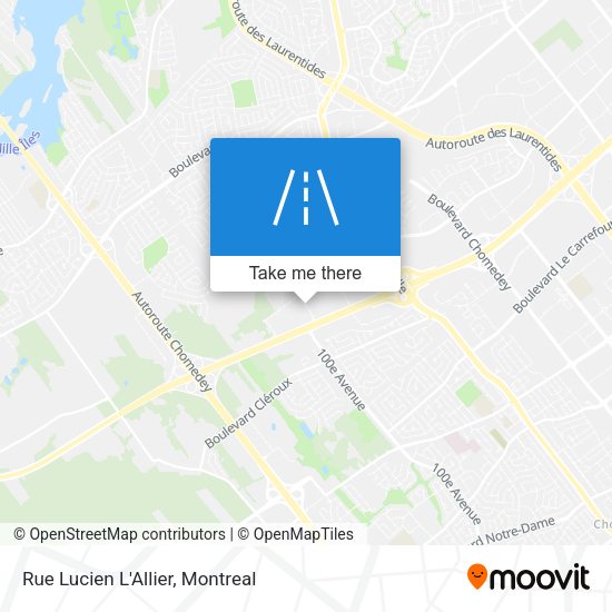 Rue Lucien L'Allier map