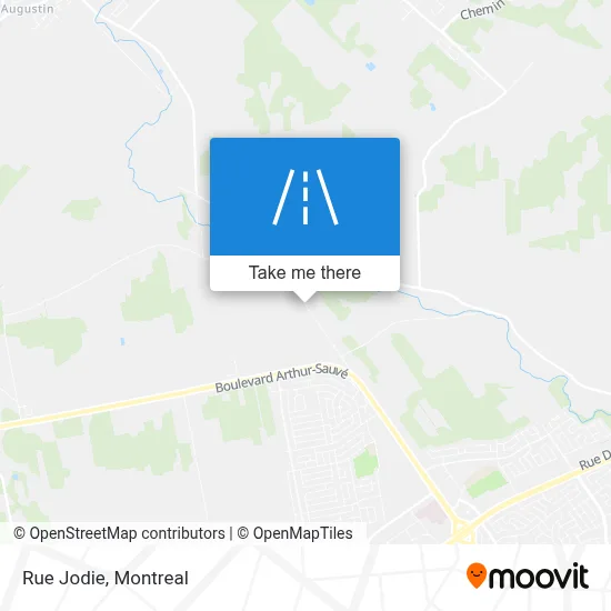 Rue Jodie map