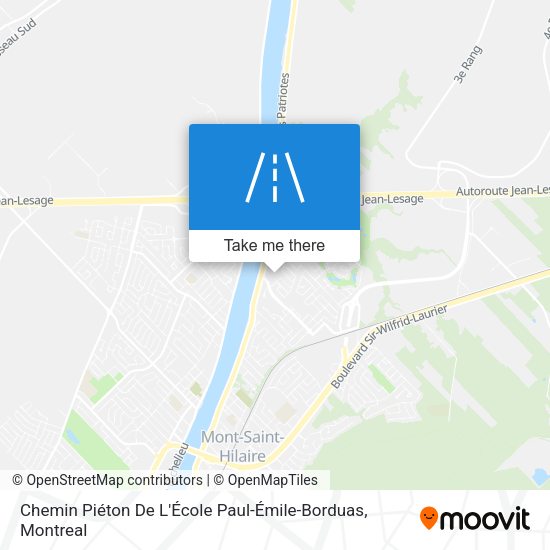 Chemin Piéton De L'École Paul-Émile-Borduas map