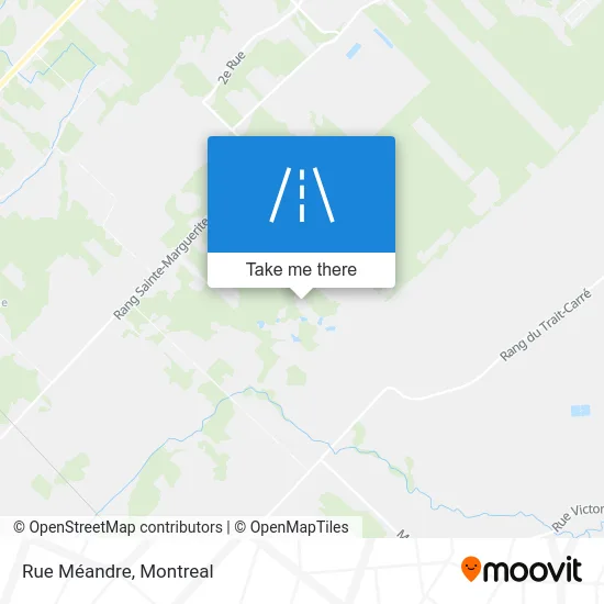Rue Méandre map