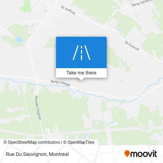 Rue Du Sauvignon map