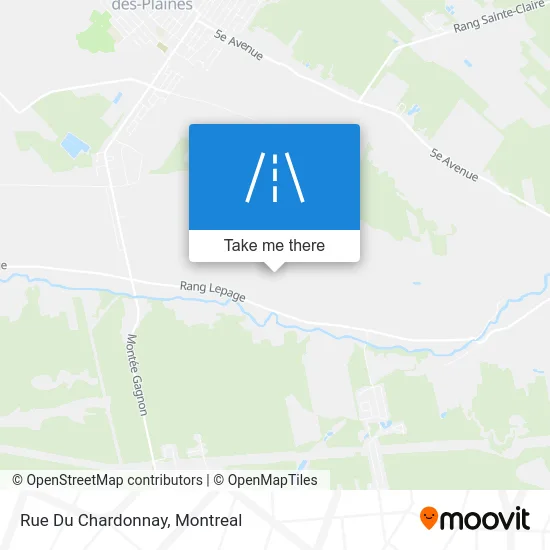 Rue Du Chardonnay map