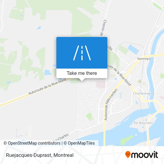 Ruejacques-Duprast map